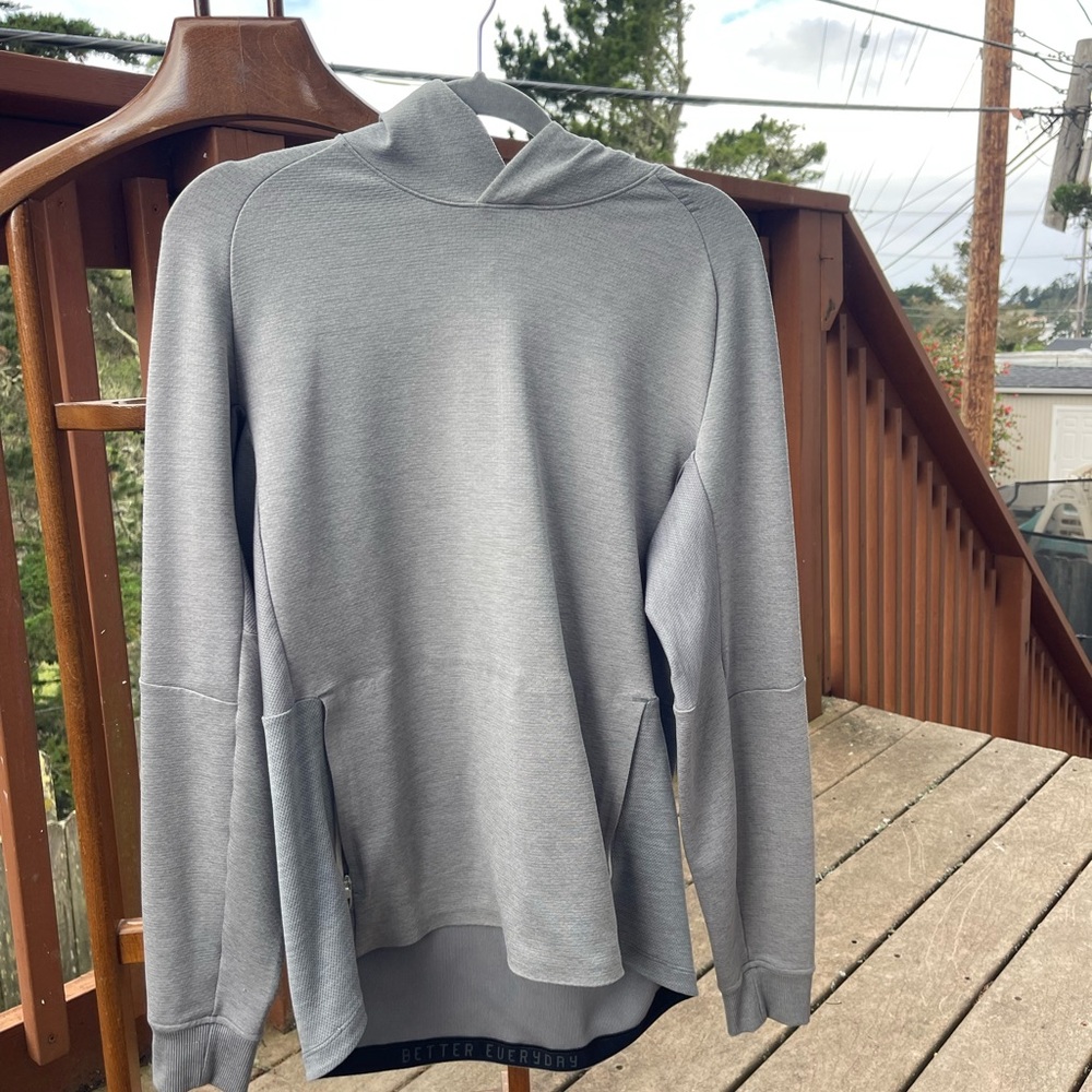 lululemon athletica Light Gray Performance Hoodie